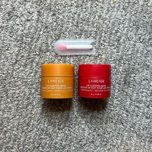 2 mini laneige holiday lip masks *BRAND NEW NEVER USED*